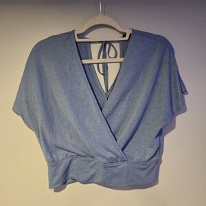 🌻4 For $10🌻 Dynamite Sky Blue Tie-Back Blouse